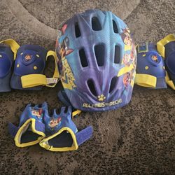 Paw Patrol Helmet & Pads Set