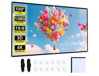 100 inch projector screen