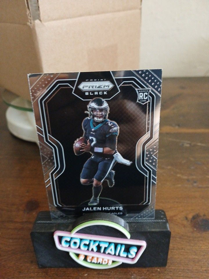 2020 Panini Chronicles - Prizm Black Jalen Hurts #PB-19 (RC)