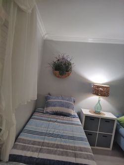 Twin bed frame and 12" mattress