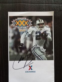8.5x4.5 Larry Brown Signed Picture 