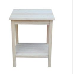 Wooden End Table 