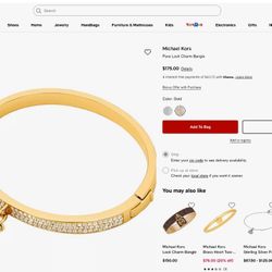 New Michael Kors - Gold bracelet Women
