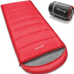 NORSENS Sleeping Bags for Adults Cold Weather 0 Degree, Lightweight Compact Backpacking Sleeping Bags with Upgraded Compression Sack, XL
