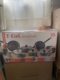 T-fal Nonstick 18 Piece Cooking Set