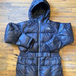 THE NORTH FACE 550 GIRLS BELT PUFFER PARKA JACKET SIZE XL