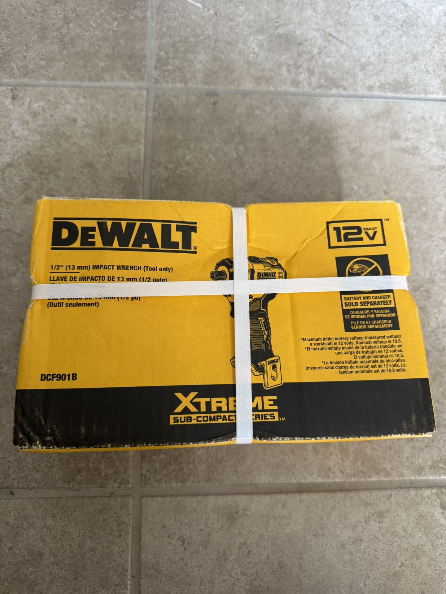 Dewalt 1/2" Impact Wrench DCF901B NEW-