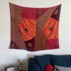 Colorful Satin  Wall Decor