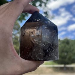 Smoky Quartz Crystal / Stone point
