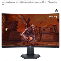 Dell 27inch Curved Gaming Monitor 144hz