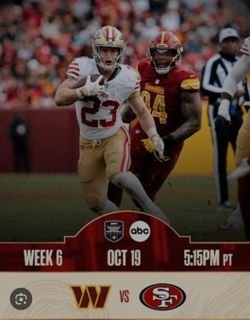 49ers vs commanders tickets