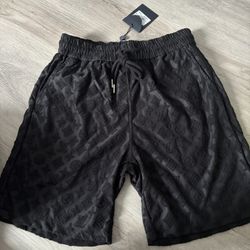 Black Louis Vuitton Shorts 