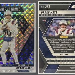  2025 Panini Mosaic - Drake Maye - Prizm - England Games