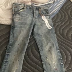 Size 32 purple jeans,