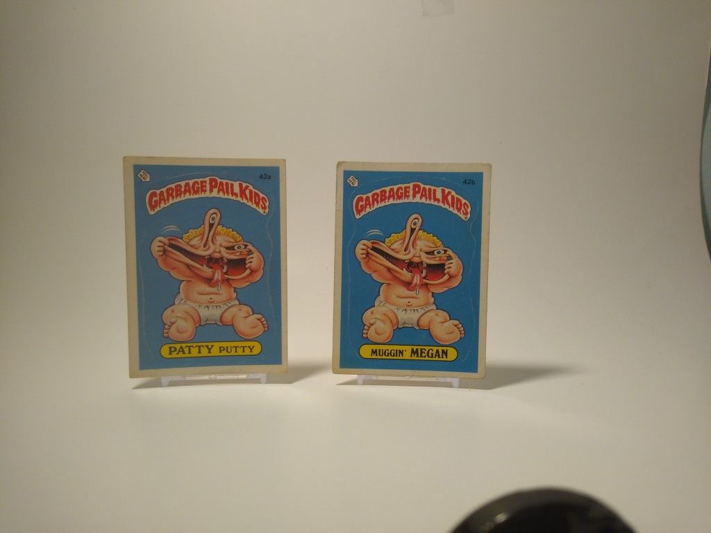 Garbage Pail Kids Series 2 Cards 42 a +42b