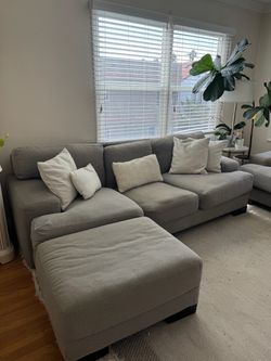 Sofa, loveseat, and ottoman set