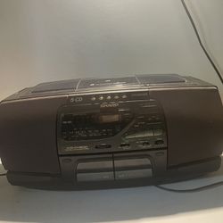 Sharp 5 Cd Cassette Player Boombox