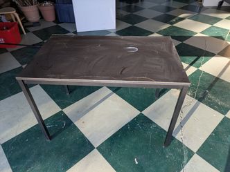 FREE sturdy work table with warped top