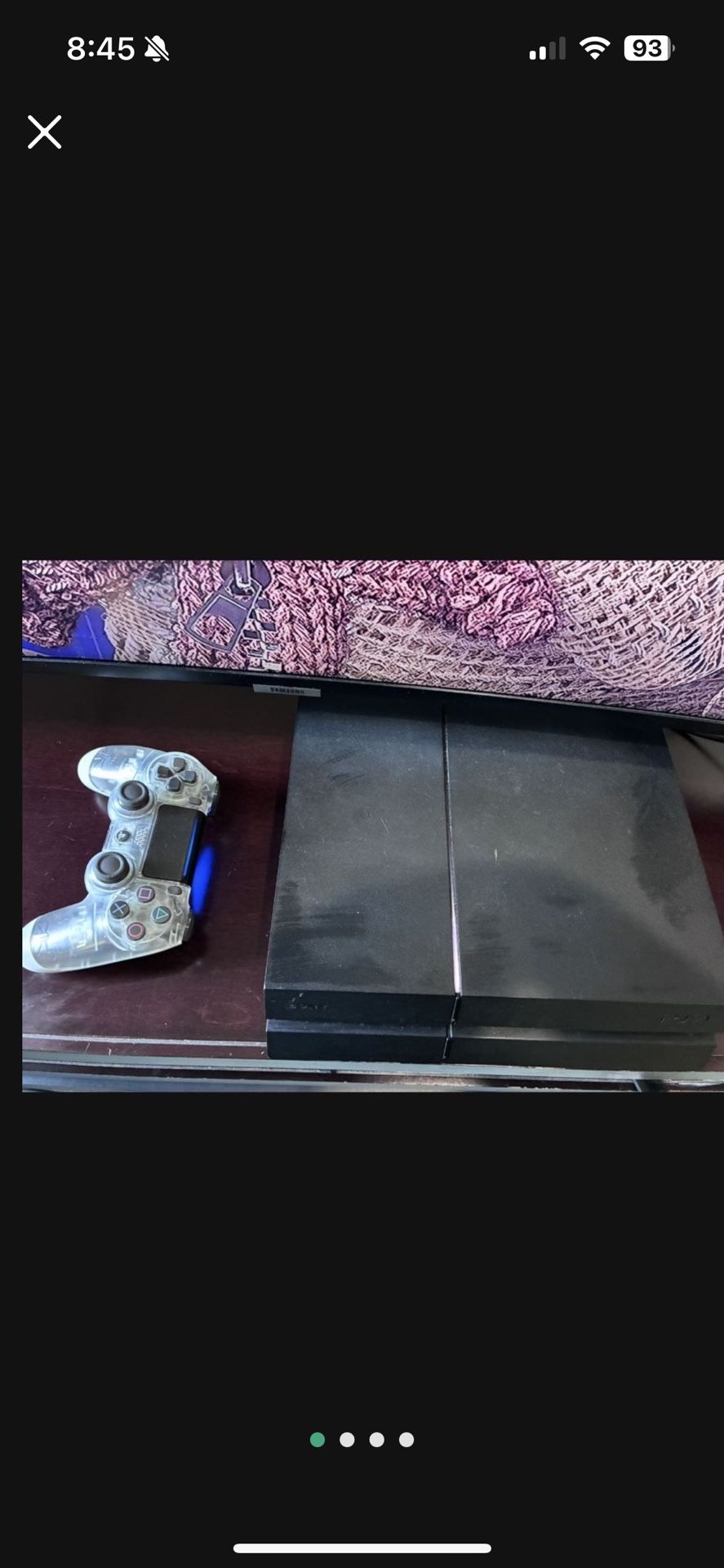 PS4 With Controller And 3 Games