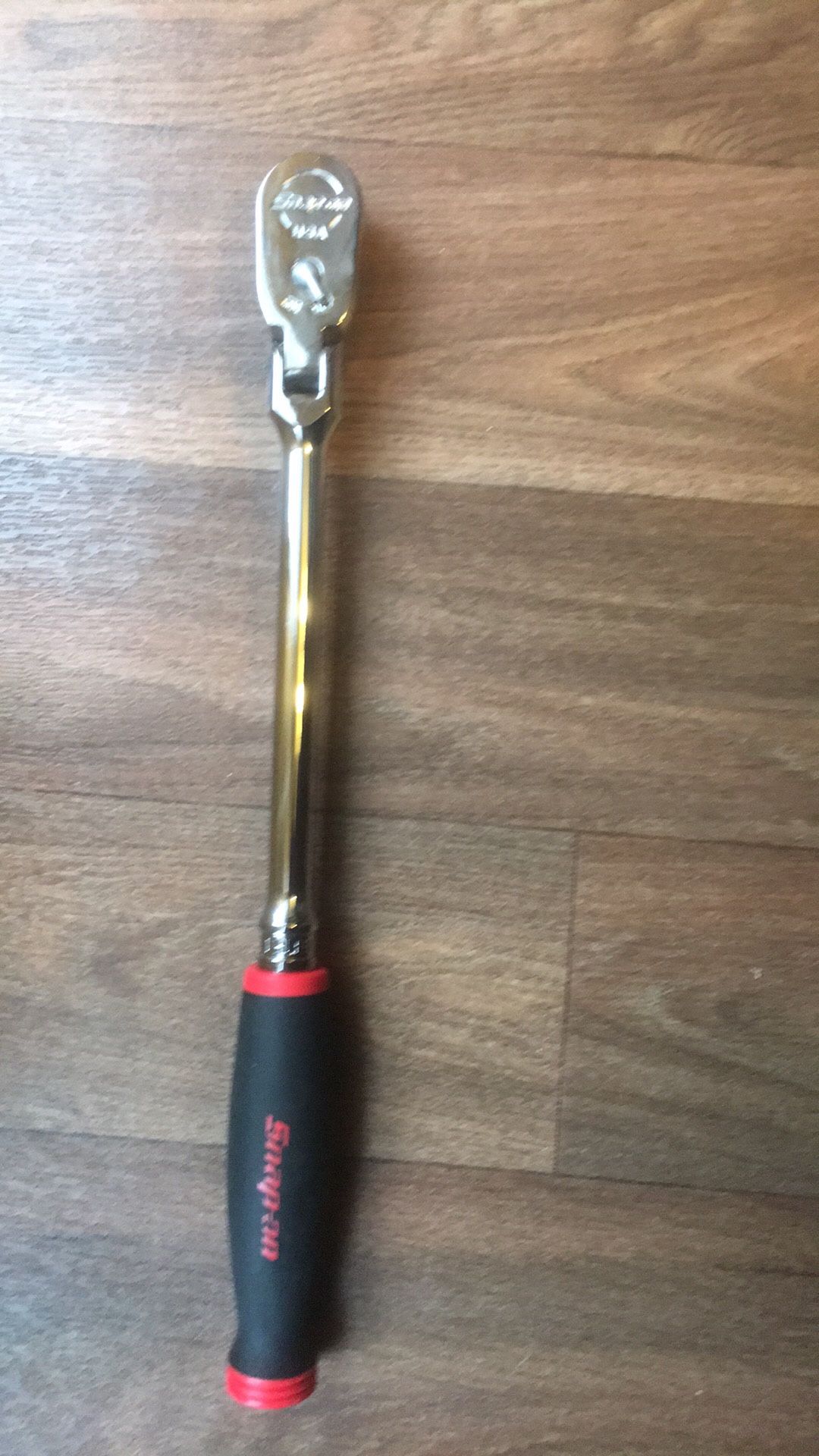 Snap On Long 3/8 Flex Head Ratchet New