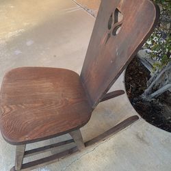 Small old rocking chair