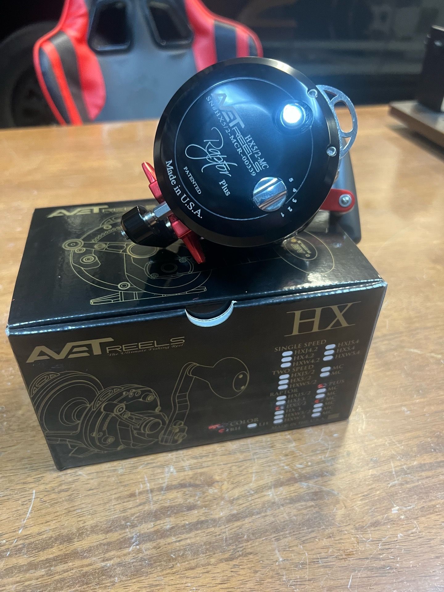 Avet Raptor plus HX 5/2 mc fishing reel