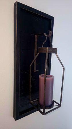 Pair of vintage inspired hanging candle holder
