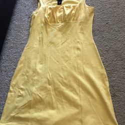 Victoria Secret Moda International Yellow Sundress Sz Small
