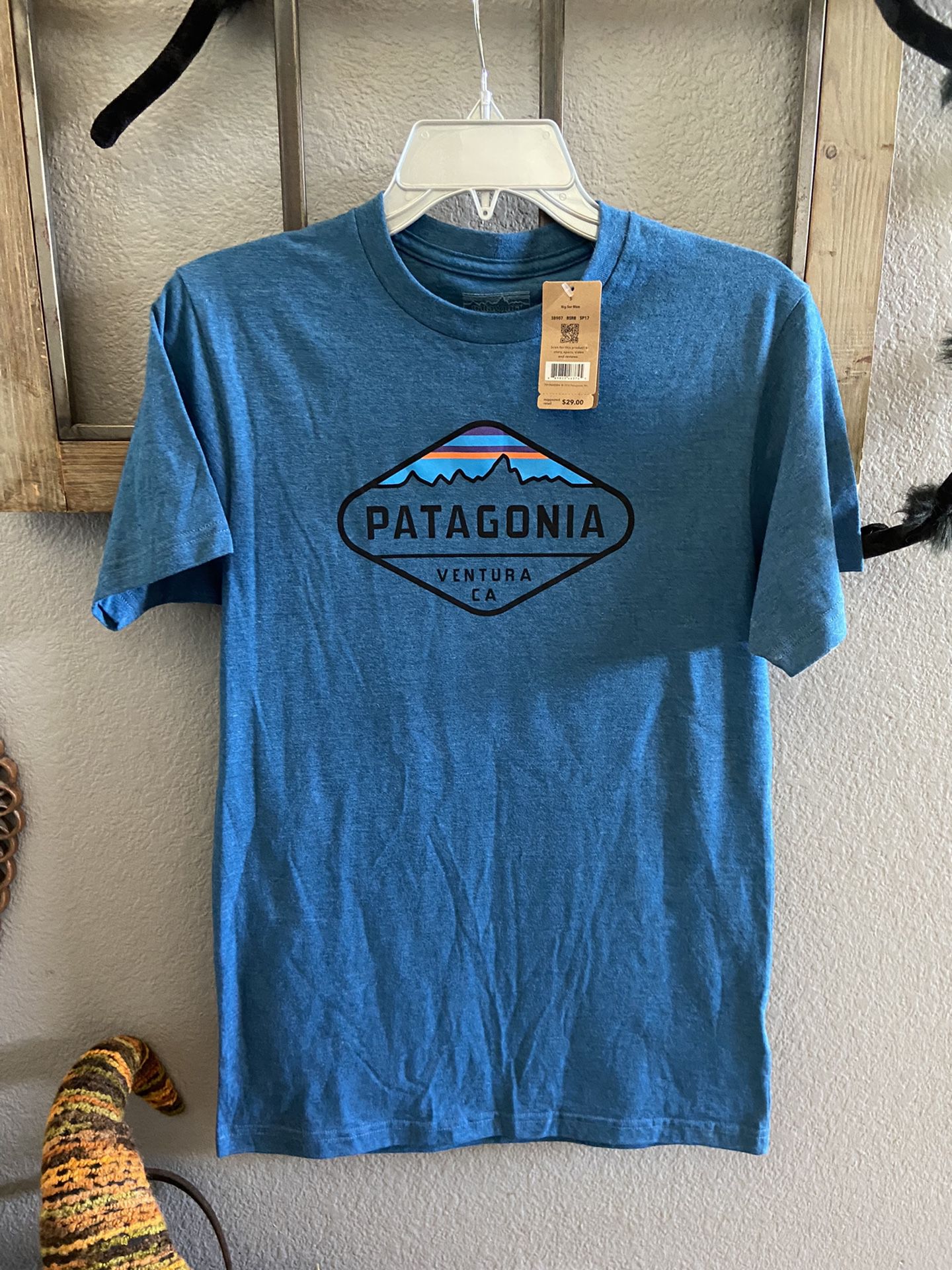 Patagonia Men’s T-shirt Slim Fit Sz Small 