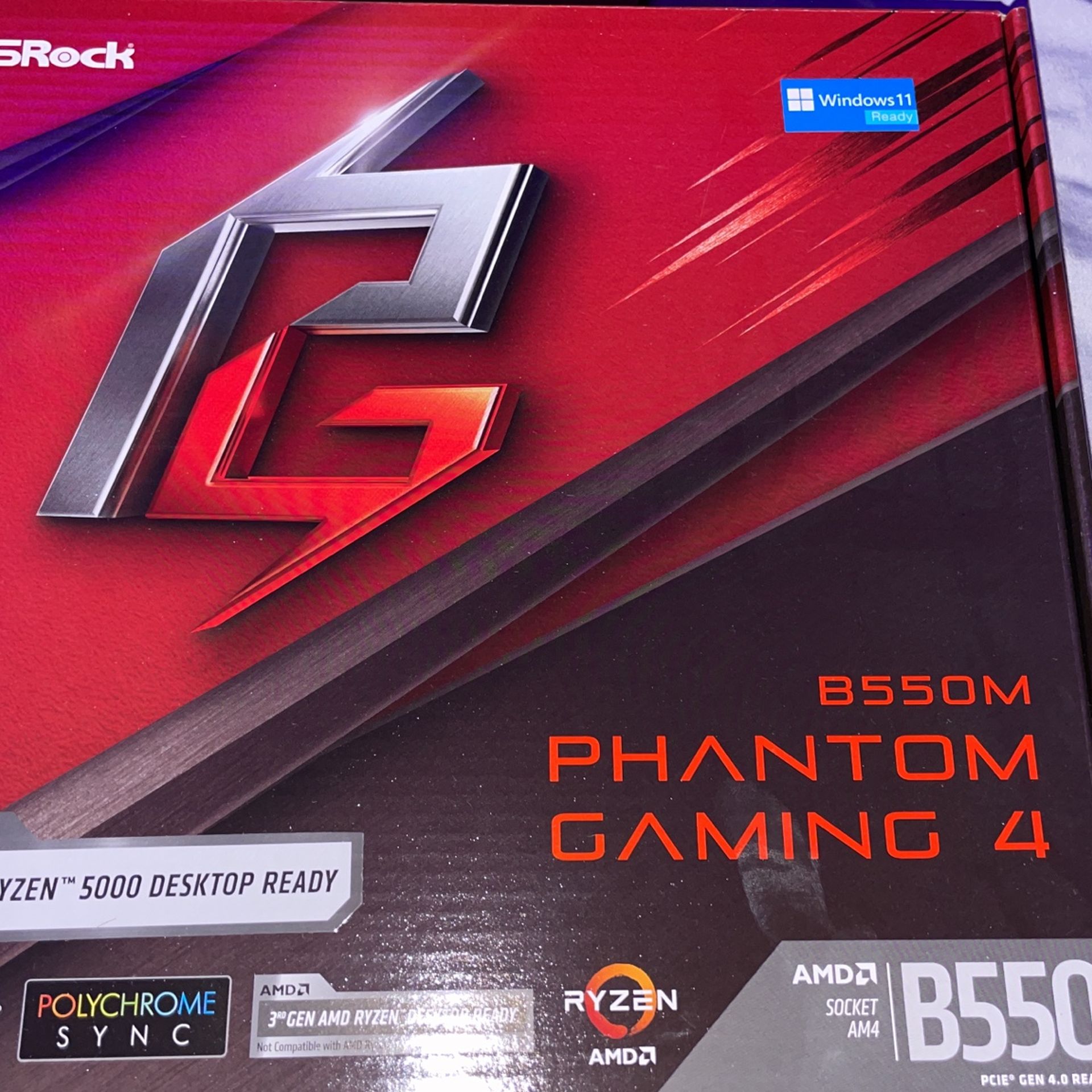 B550M Phantom Gaming 4 Motherboard