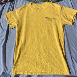 Post Malone Live Concert Tour Shirt Posty fest 2018 Yellow Small (READ DESC)
