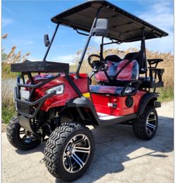 Renegade Plus 2.0  48v Electric Golf Cart- Four Seater w/ Gun Racks - Flip Seat & Optionally Fully Loaded