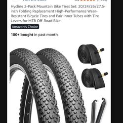 Bike Tires.    20 Dollars 