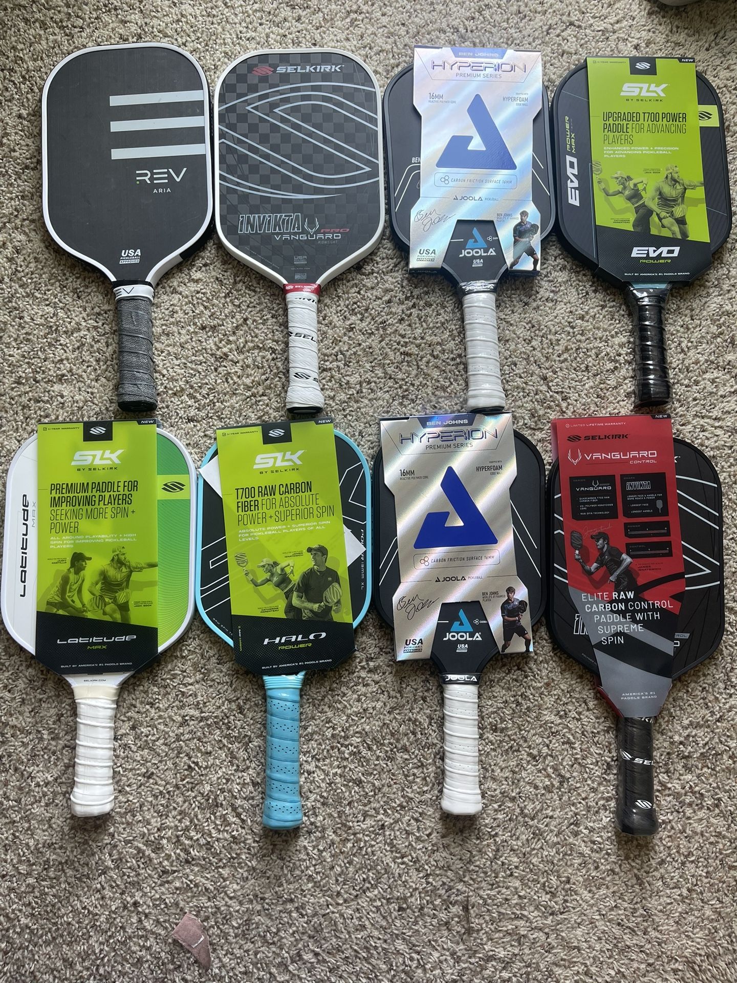 Professional pit ball paddles