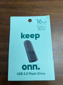 onn. 16GB USB 2.0 Flash Drive