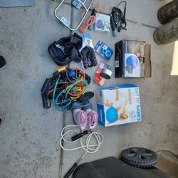 exercise equipment and bike bundle 
