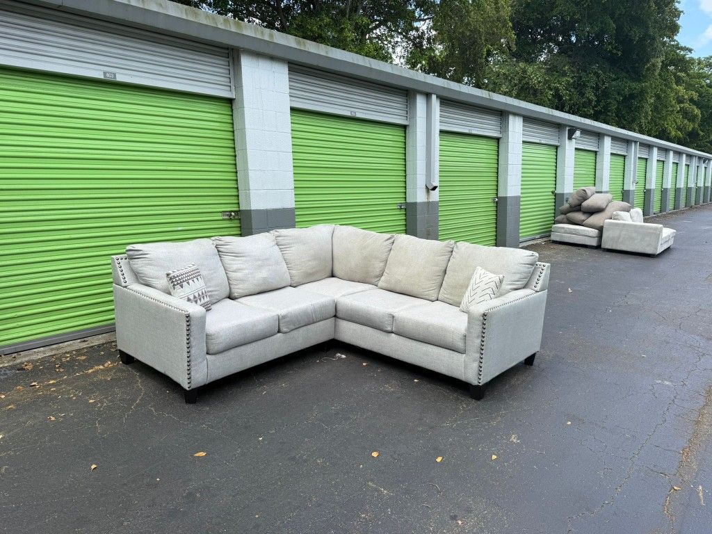 Grey Ashley Sectional Sofa