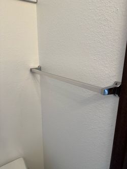 Chrome Bathroom Towel Bar