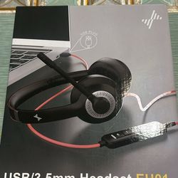 USB/3.5mm Headset EH01