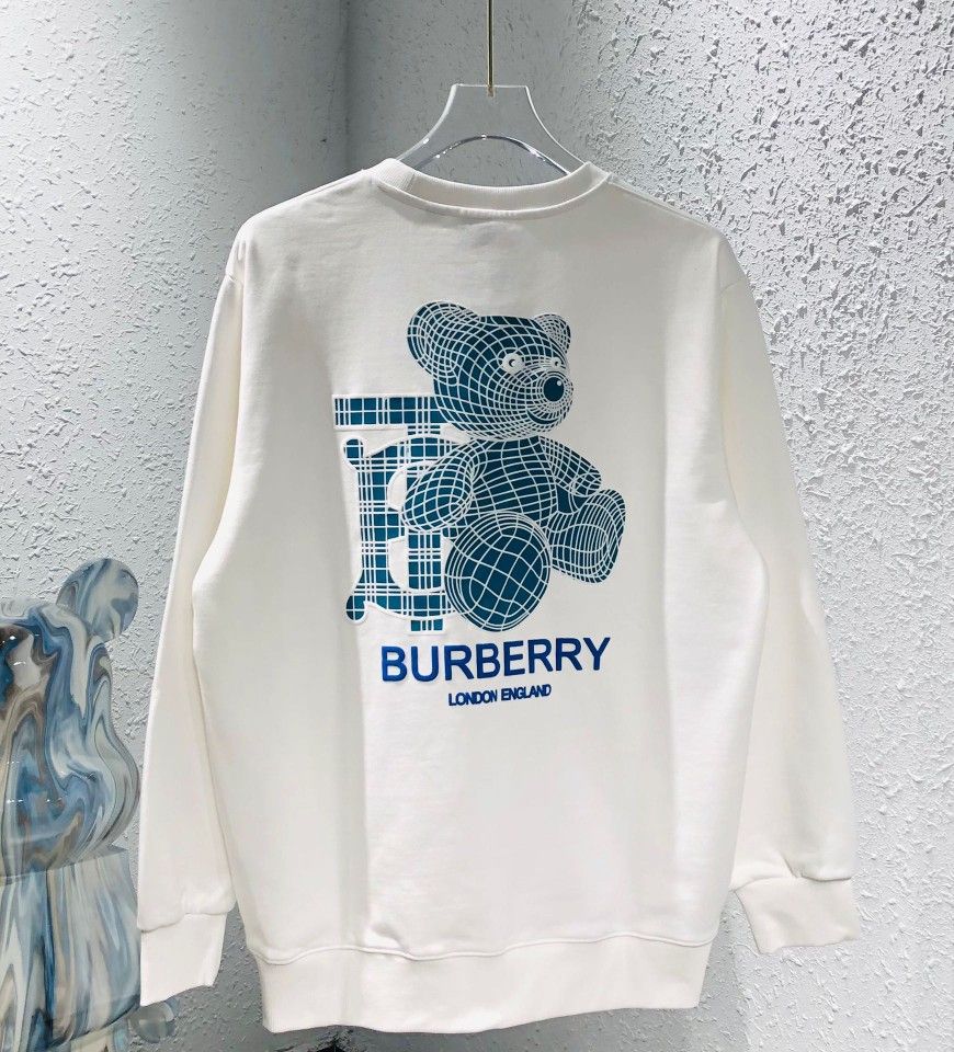 BURBERRY round neck sweatshirt L