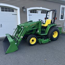 John Deere Tractor Loader Mower 