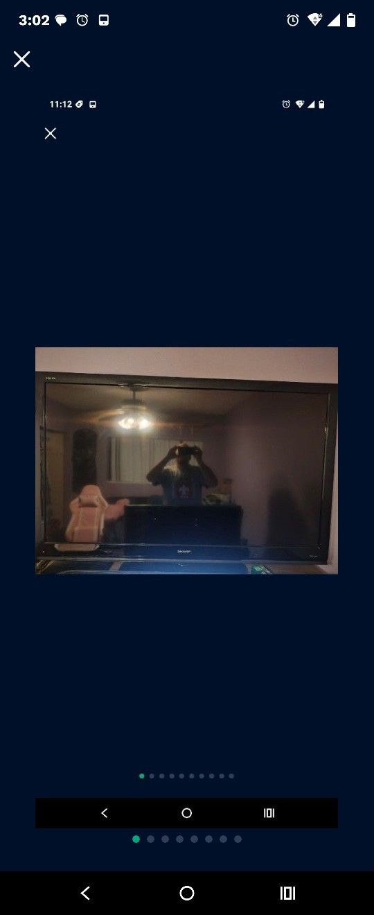 60" Sharp Aquos Flat Screen Tv
