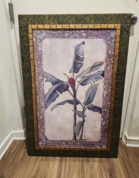 Framed Botanical Wall Art- MOVING MUST GO BY 9/29!