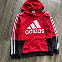 Adidas red hoodie