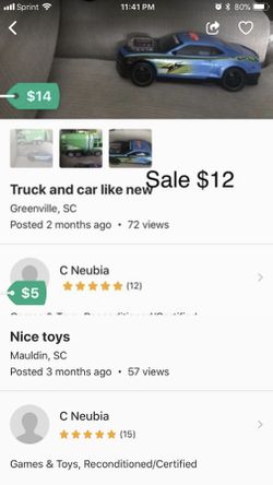 Dump truck and Music Noise Car like new