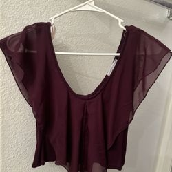 Purple Top Size Small 