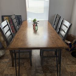 Wooden Table Chairs NOT Included 