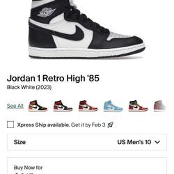 Jordan 1 High 85