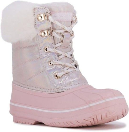 NEW SZ 11 Girl Toddler Insulated Winter Snow Boot LONDON FOG Girl Bell Court Cold Weather Warm Lined