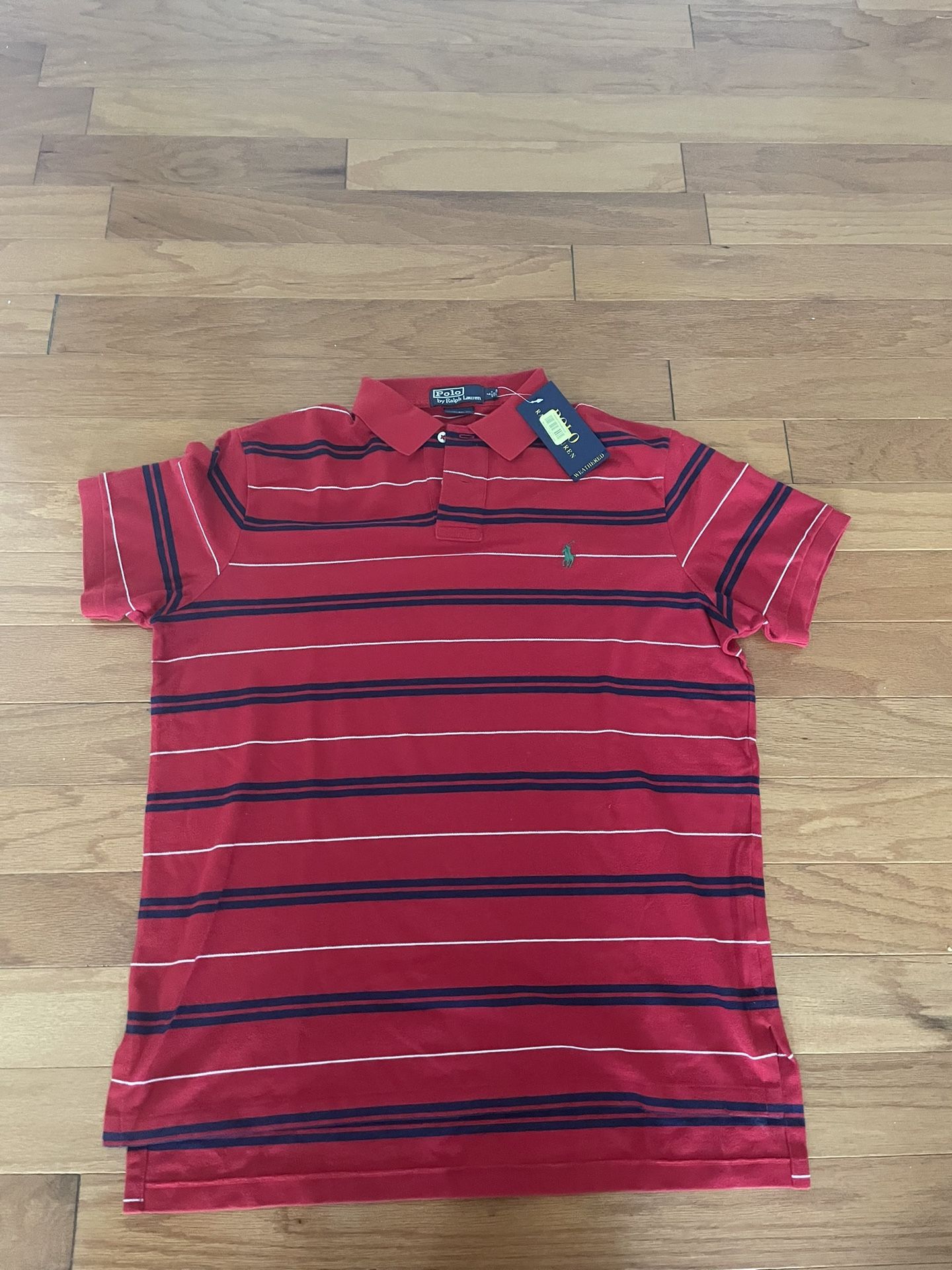 Polo Ralph Lauren The Iconic Mesh Knit Vintage Polo Shirt Size L